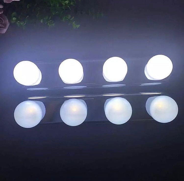 4 Bulb Vanity Light, Vanity LED Mirror Lights With Suction Cups, Glow Light, Led Lights For Mirror