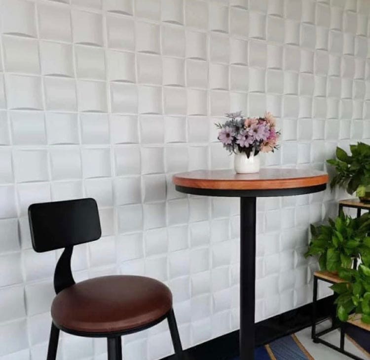 3D Tile Panels Mold Plaster Stone Wallpaper, Wall Art Decor,  3D Living Room Wall Sticker, Mural Bedroom Decor Wallpaper