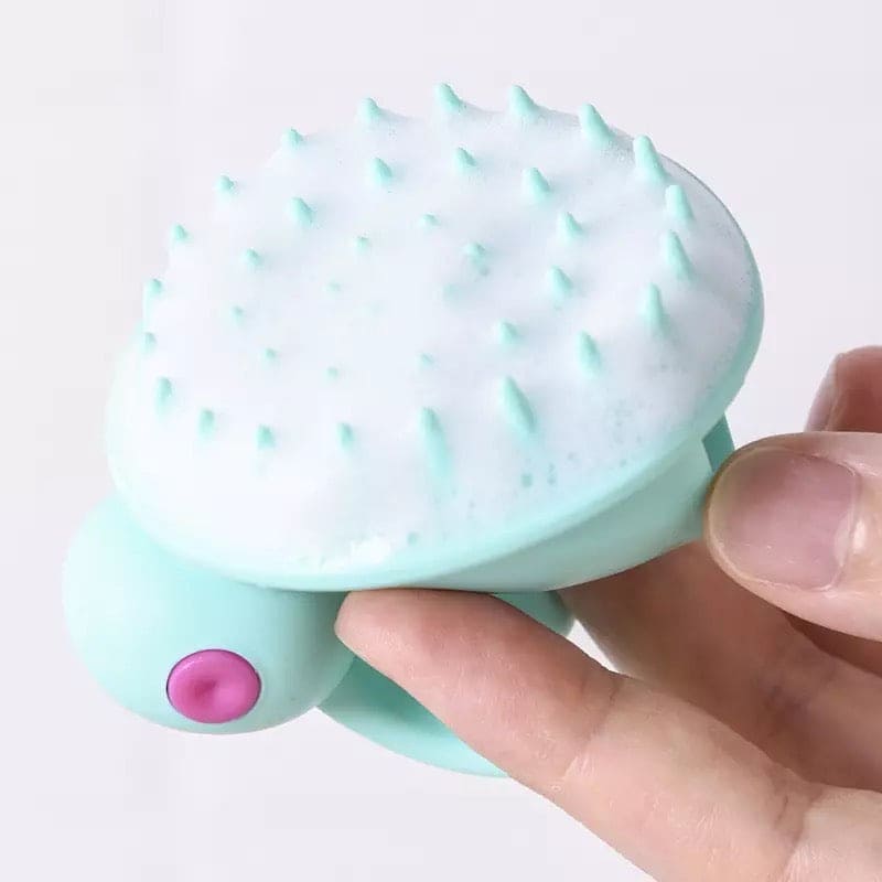 Silicone Rabbit Baby Bath Brush, Hair Washing Comb Shower Brush, Bath Spa Slimming Massage Brush, Soft Glue Shampoo Brush, Head Body Scalp Massage Brush, Children Bath Brush