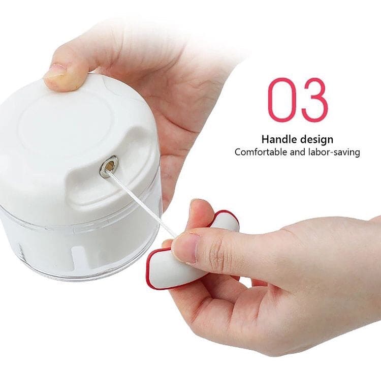 Mini Chopper, Multifunctional Hand Held Vegetable Chopper, Hand Pull String Food Chopper, Manual Food Processor