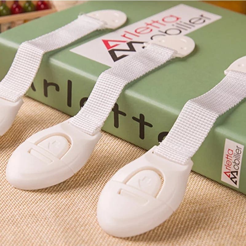 Set Of 3 Child Lock Protection | Locking Doors For Children's Safety | Kids Safety Plastic Protection Lock