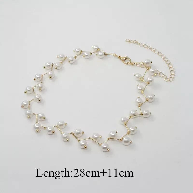 New Beads Women's Choker, Elegant Pearl Necklace For Women, Fashionable Neck Pendant For Girls
