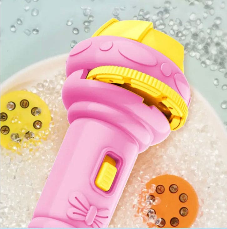 Flashlight Projector Torch Lamp, Toy Cute Cartoon Creativity Toy Torch Lamp Flashlight Projector Toy Baby Sleeping Story Book Toy Lamp, Bedtime Night Light, Fun Toys For Baby Toddlers