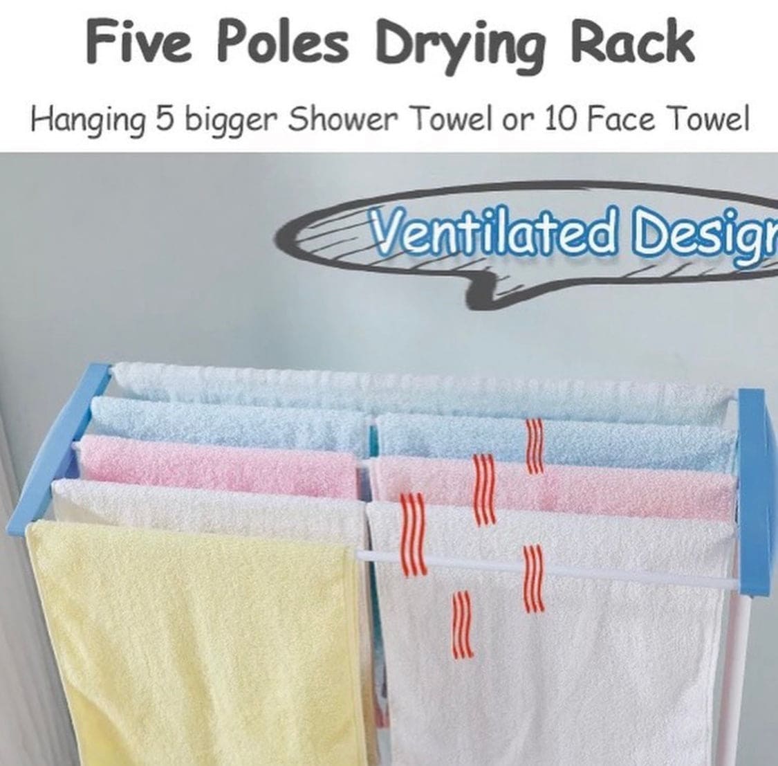 Mobile Towel Rack, Multifunctional Floor Standing Towel Rack, Stainless Steel Folding Drying Rack, Folding Small Clothes Hanger