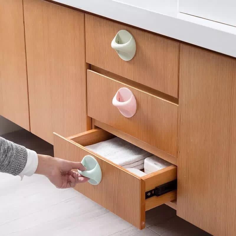 Drawer Handle, Suction Cup Door and Window Strong Adhesive Handle, Self-Stick Instant Cabinet Drawer Handle, Stick-on Handles, Drawer Handle