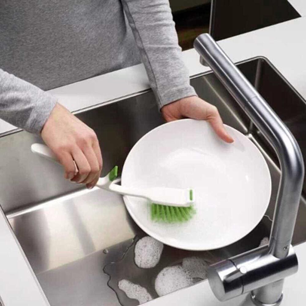 Multifunctional Long Handle Dishwashing Brush, Kitchen Cleaning Brush