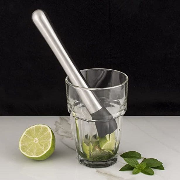Stainless Steel Muddler, Ice Crusher Bar, Stainless Steel Cocktail Muddler Mixer, Steel Wine Mixing Stick, Cocktail Shaker Boston Bar, Home Bar Bartender Tool