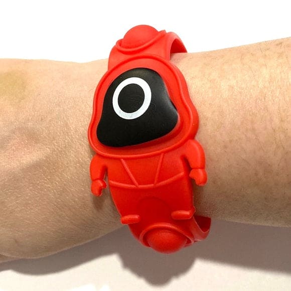 Squid Game Pop Bracelet, Stress Relief Fidget Bracelets, Kids Push It Pop Fidget Wristbands, Bubble Poppers Fidget Toy, Anti Stress Pop Up Wrist Band, Silicon Antistatic Wrist Band