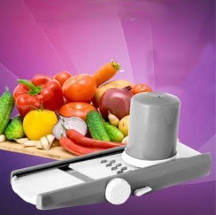Simple Vegetable Slicer, Vegetable Chopper, Salad Maker, Kitchen Vegetable and Salad Cutter, Manual for Garlic, Cabbage, Carrot, Potato, Tomato, Fruit, Salad Maker
